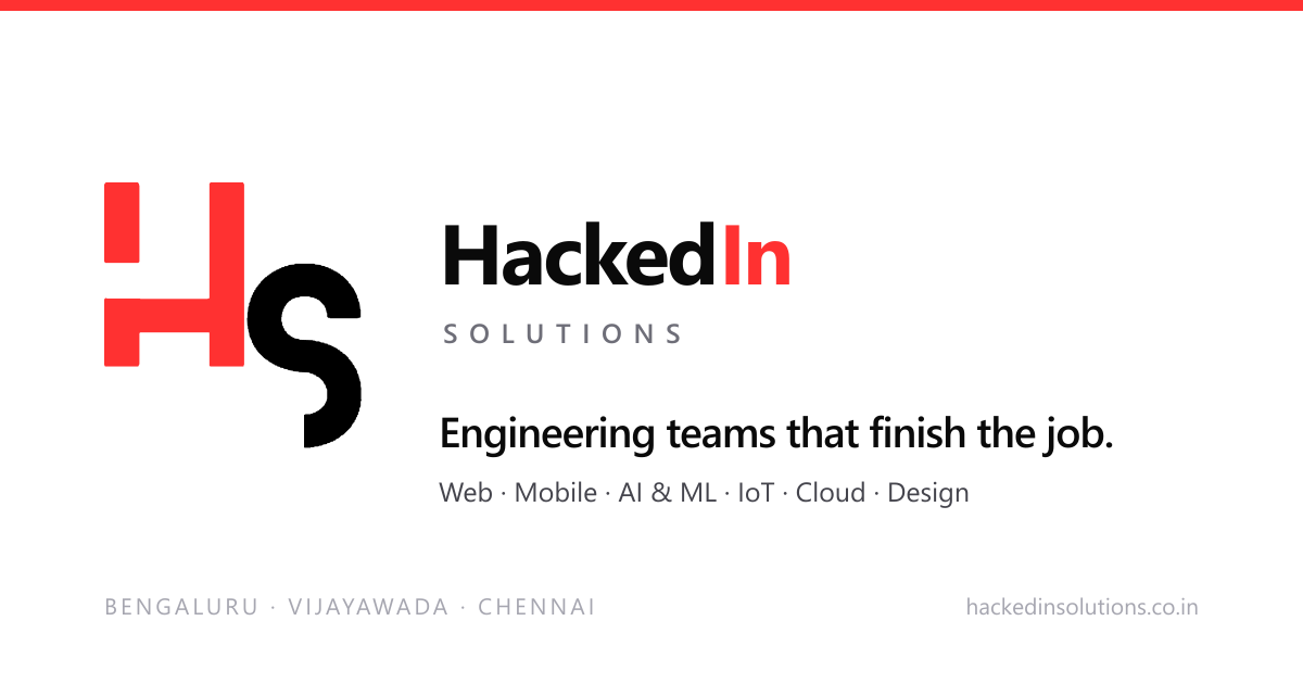 Full Stack Development Internship — HackedIn Solutions